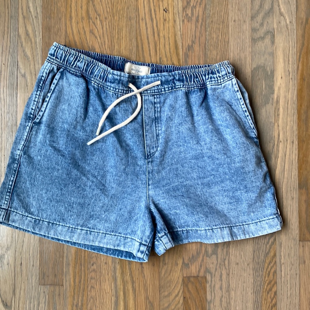 Fat Face Elastic Waist Shorts Size 10